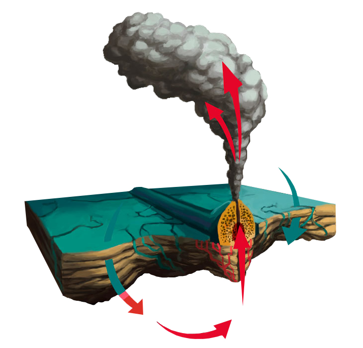 Illustration of Hydrothermal vent