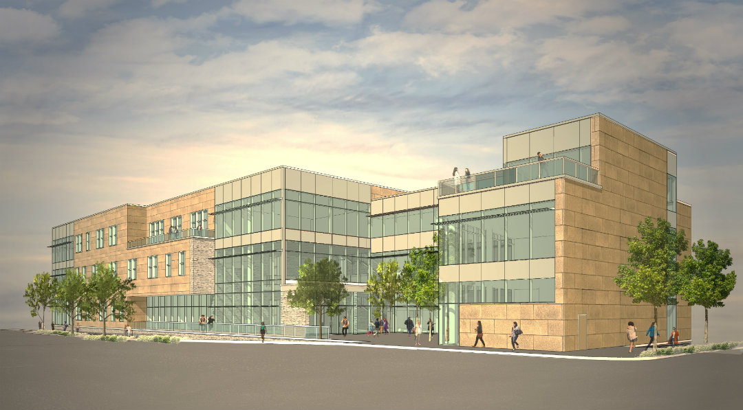 Rendering of planned College of Business building