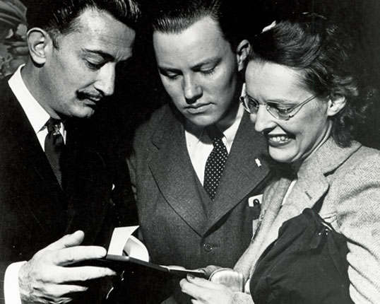 Reynolds and Eleanor Morse developed a close friendship with Salvador Dali.