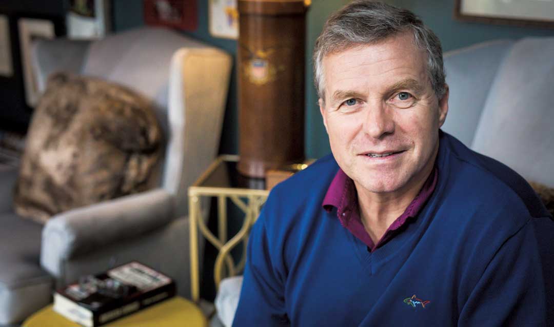 Former U.S. Rep. Charlie Dent at his home