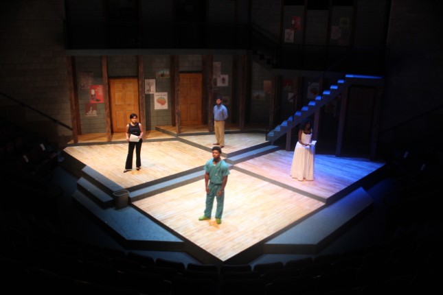 Set design of the play 'Smart People' by Lydia Diamond