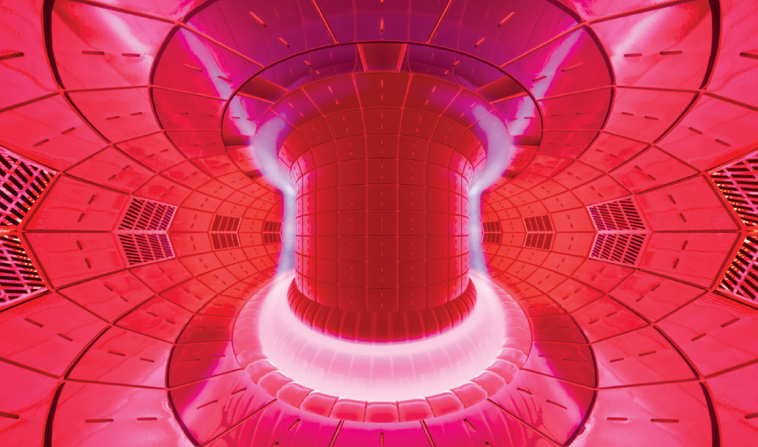 Artist's concept view of the interior of the ITER reaction vessel