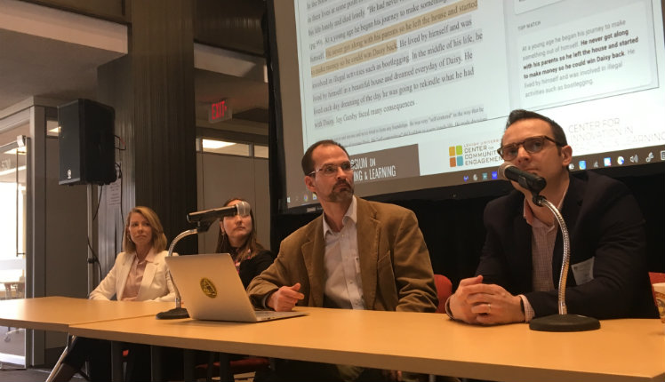 A panel discussion at the 2019 CITL symposium.