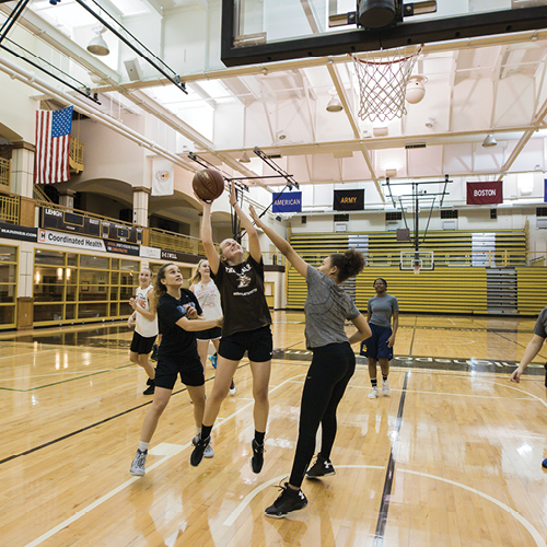 Intramural basketball