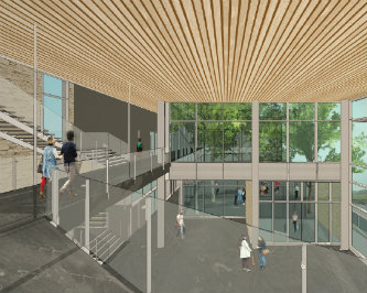 Rendering of Bosland Financial Services Lab. 
