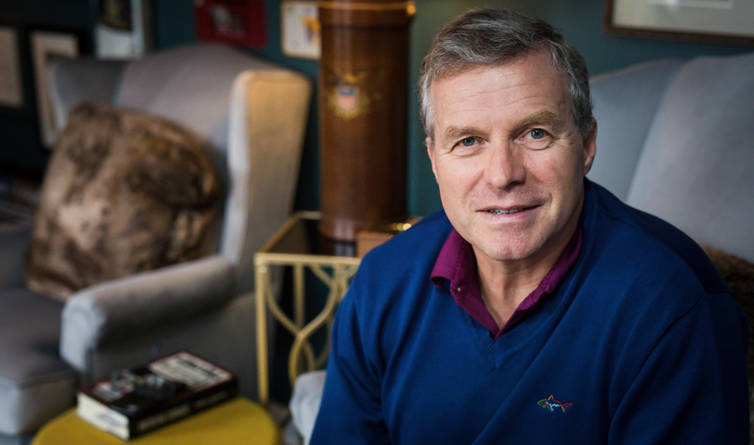 Former U.S. Rep. Charlie Dent at home