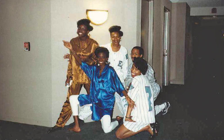 Five people in Umoja House