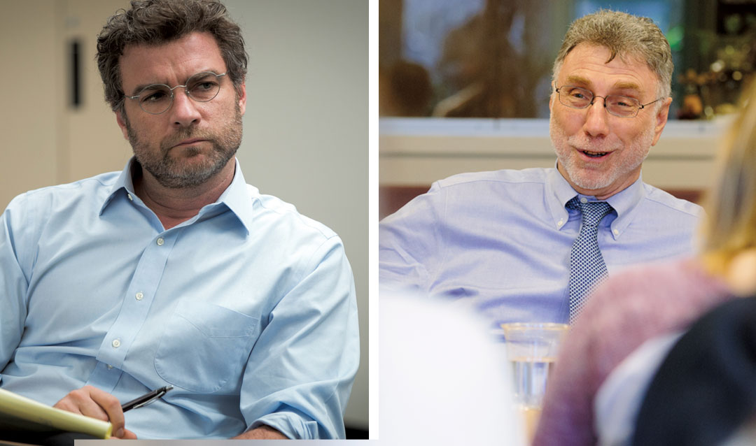 Actor Liev Schreiber portrays Marty Baron ’76 ’76 MBA ’14H in Spotlight