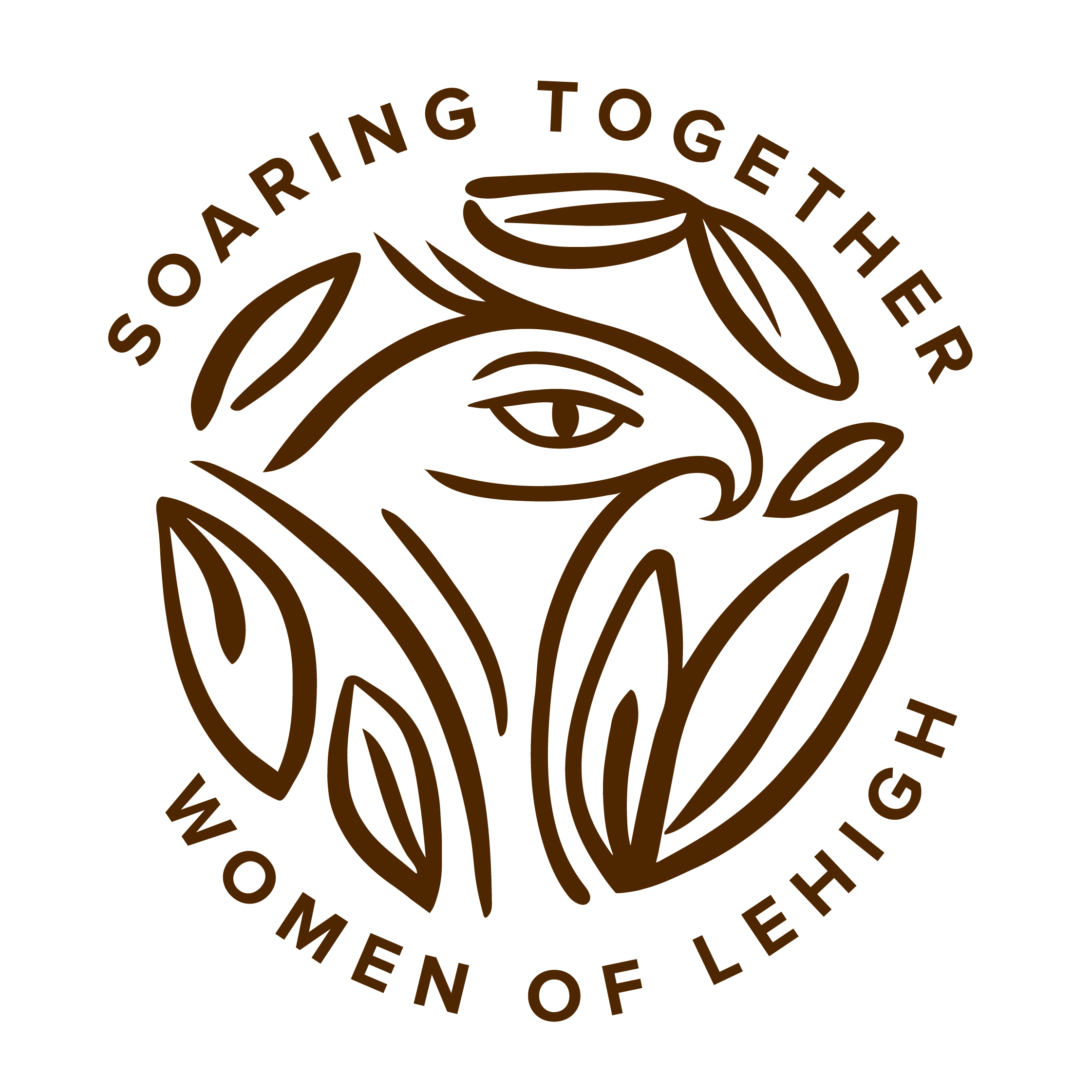 Logo for Soaring Together, Women of Lehigh