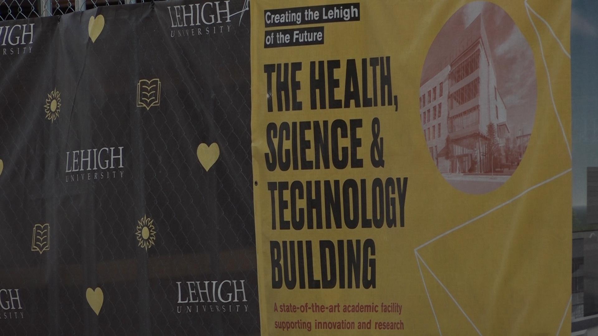 Construction on the Health, Science and Technology building
