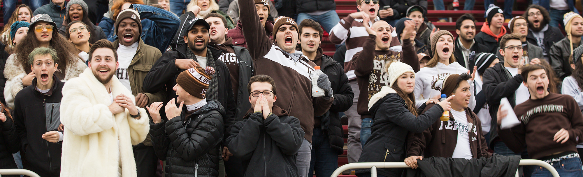 Lehigh fans in the stand