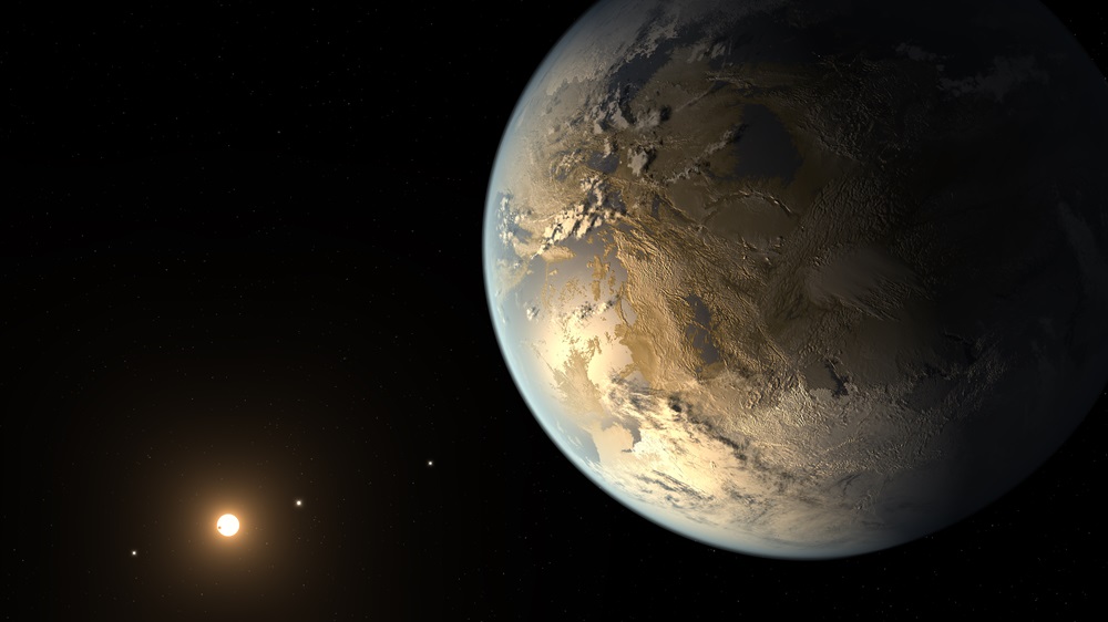 An artist's concept of Earth-like planet Kepler-186f