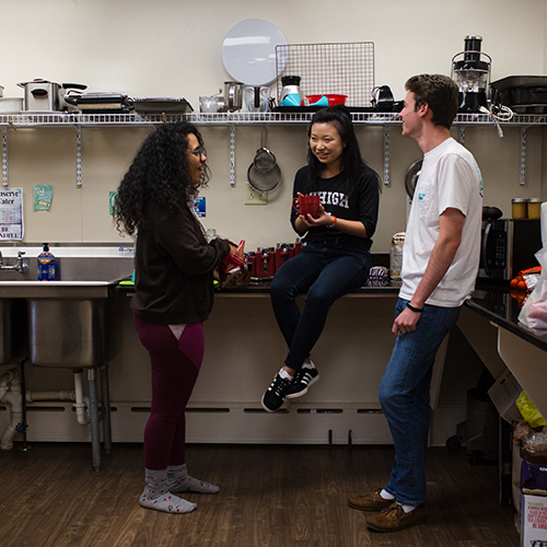 Residence Hall kitchen