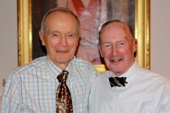 From left, Peter and Bill Eagleson