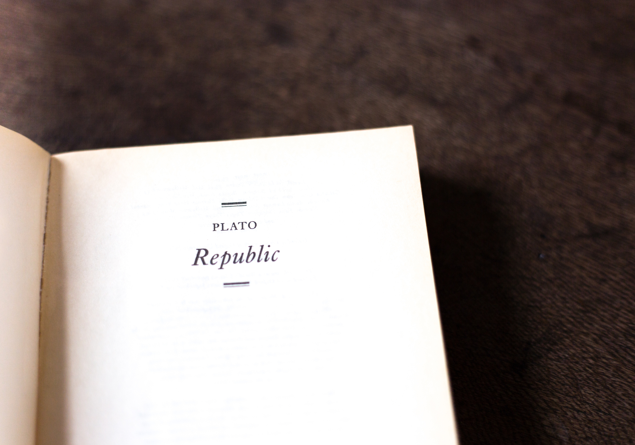 Plato's Republic book