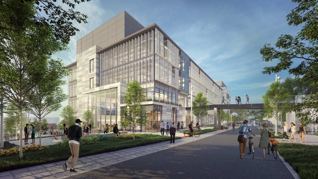 Rendering of Lehigh University's HST Building