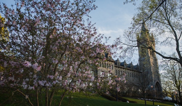 University Center in spring