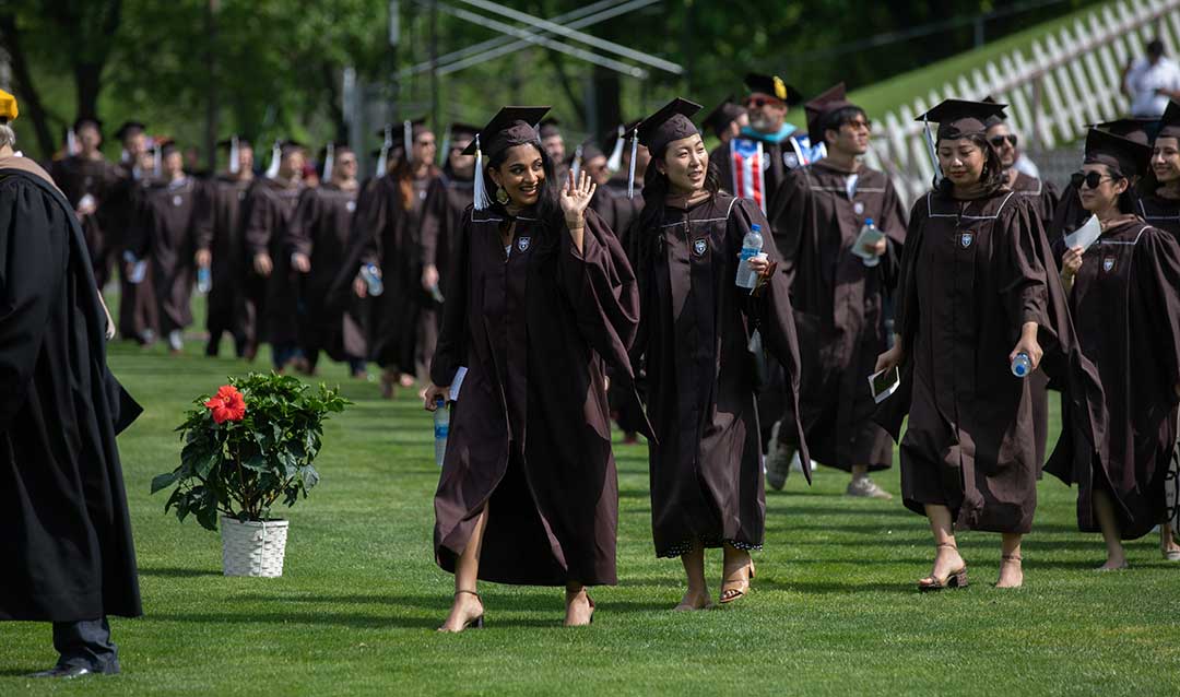 Graduates on Lehigh Graduate Ceremony