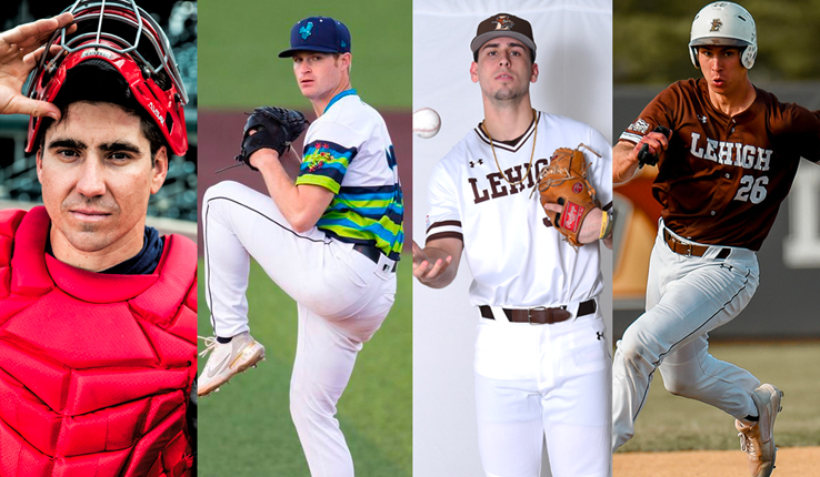Collage of Lehigh baseball players