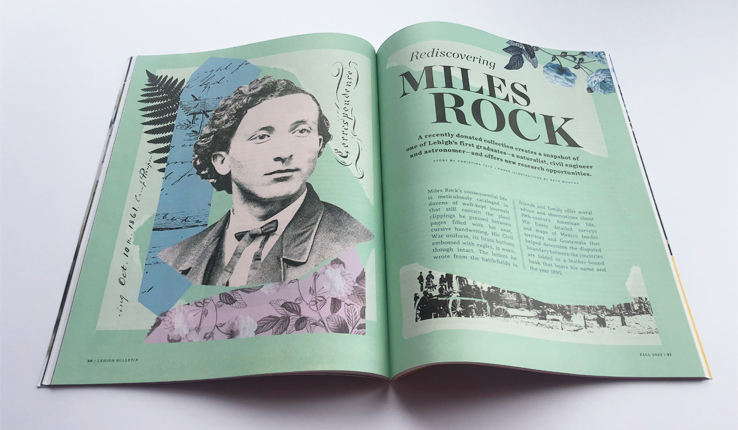 Photo of Miles Rock spread in last Bulletin