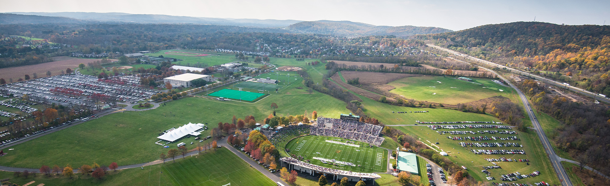 Aerial image of Goodman Campus