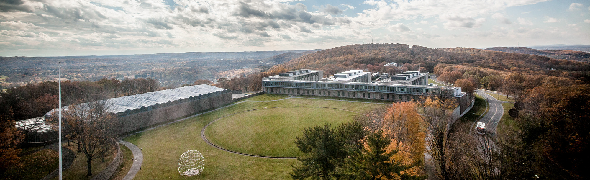 Aerial view of Mountaintop Campus