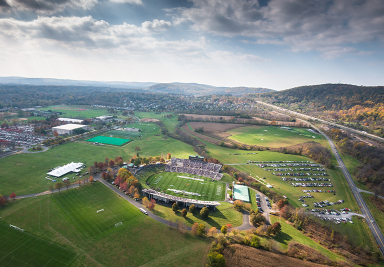 Aerial image of Goodman Campus