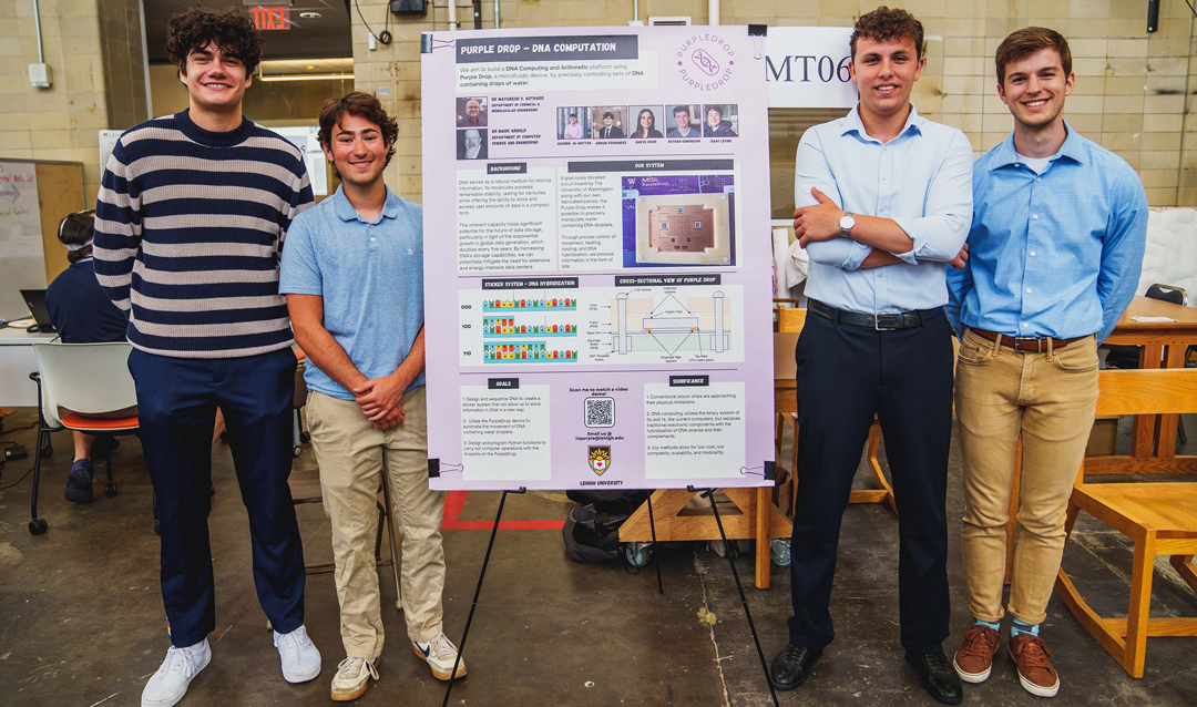 The “Purple Drop—DNA Computation,” another Mountaintop Summer Experience project.