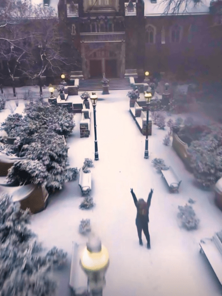 Winter Scene at Lehigh University