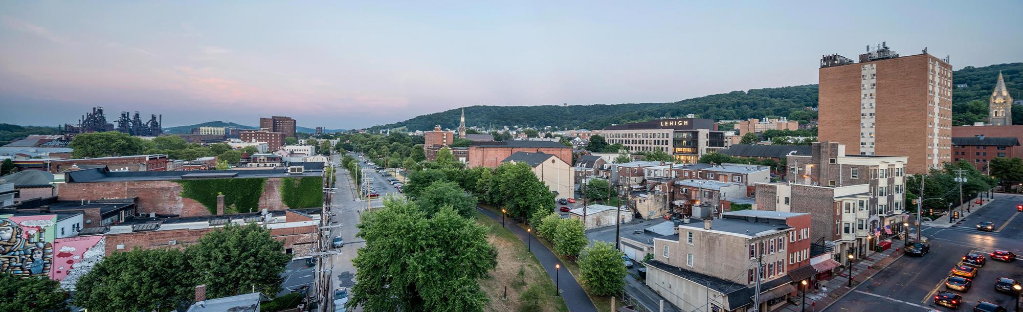 Aerial photo of South Bethlehem