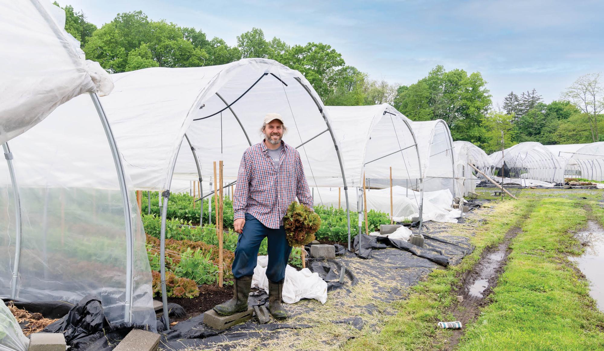 Matt Salvaterra at his gardens