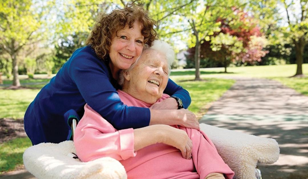 Olson and her late mom