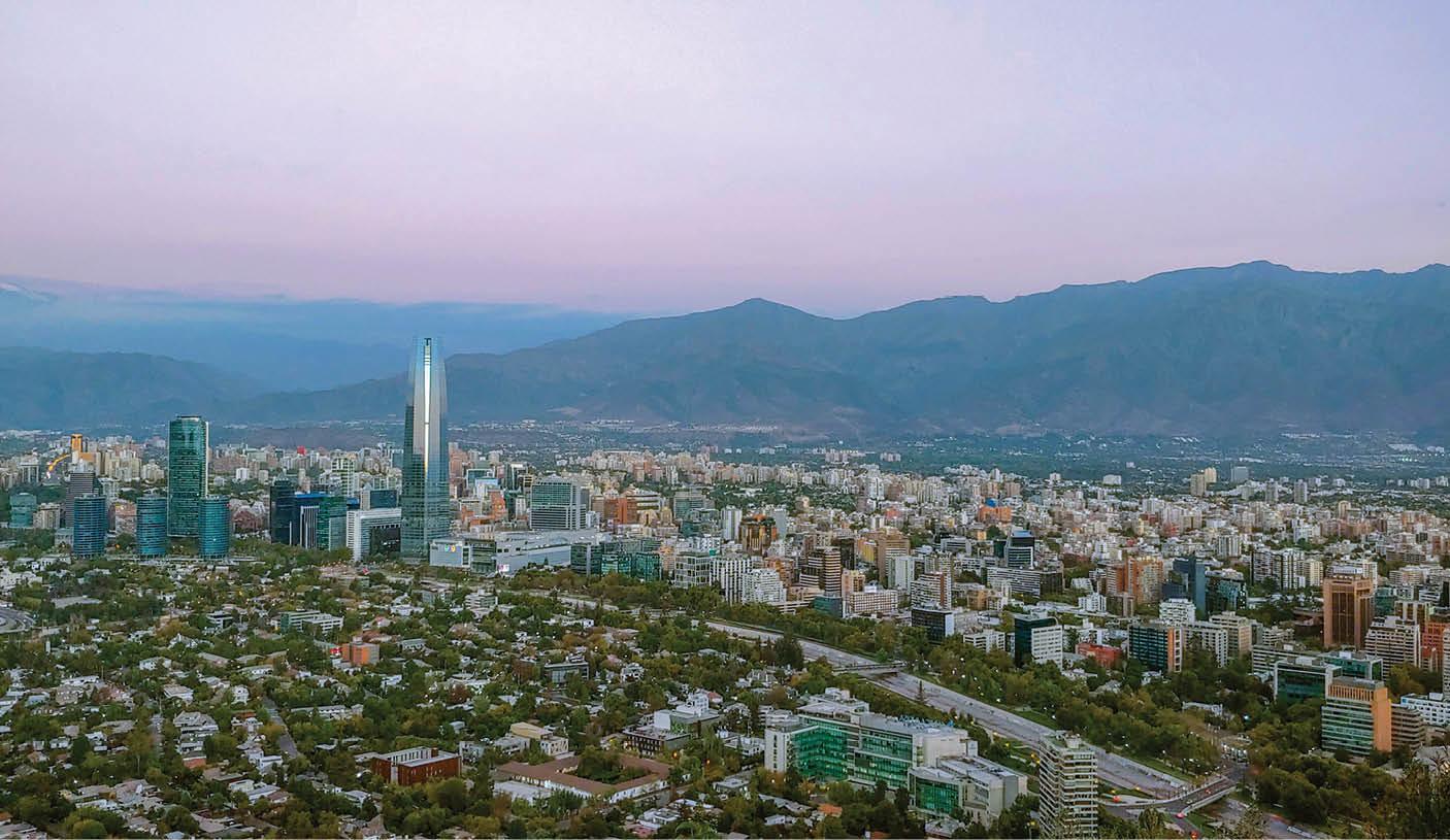 Skyline of Santiago, Chile