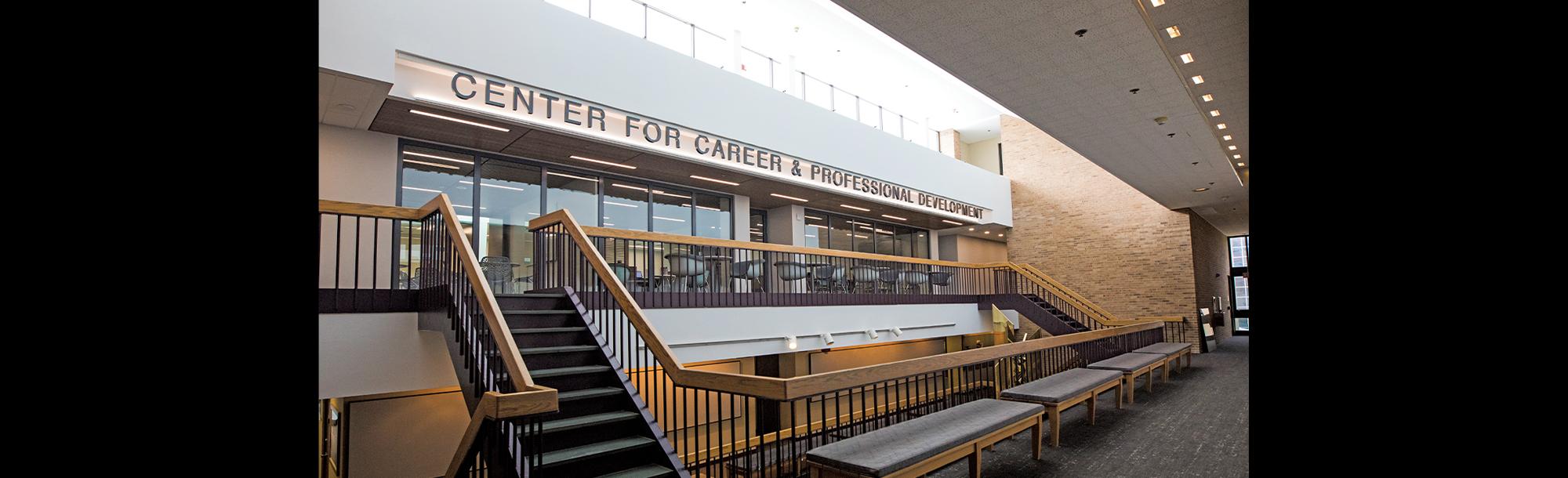 Exterior of Center for Career & Professional Development office