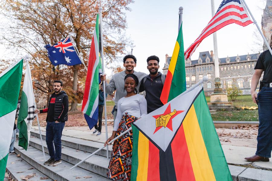 International Flag parade