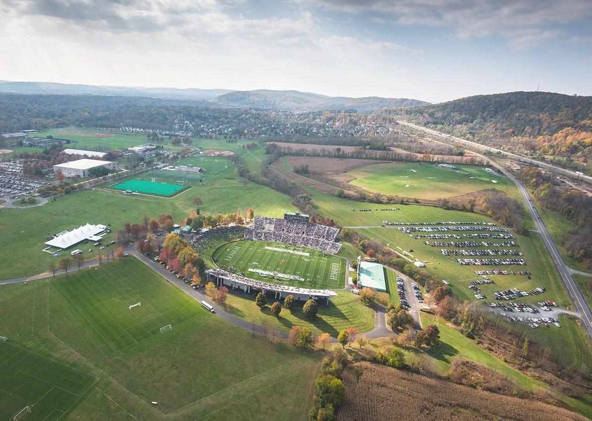 Aerial view of Goodman stadium