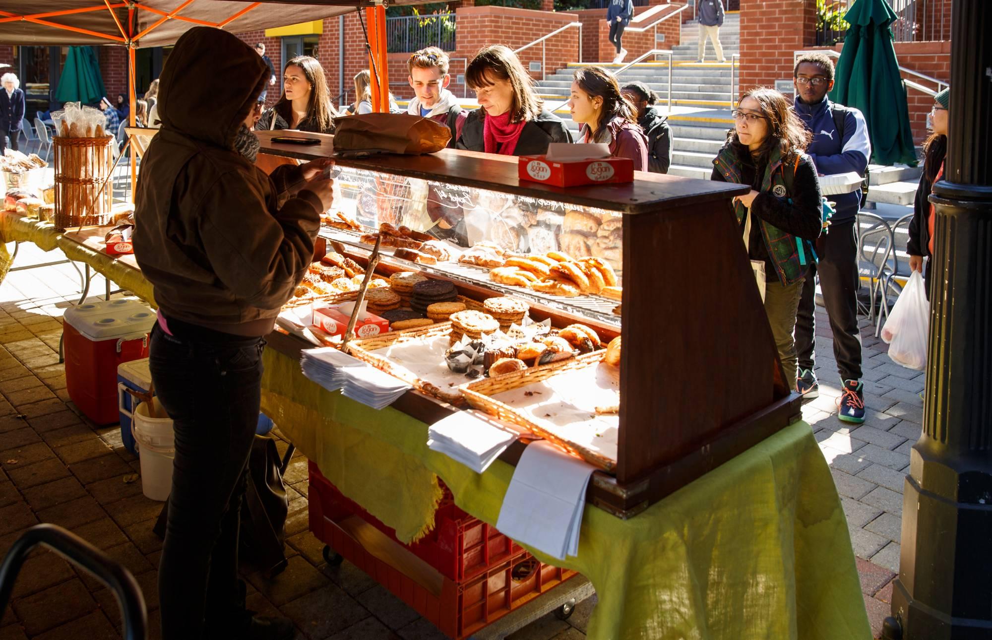 Crowd at the Bethlehem Farmers' Market