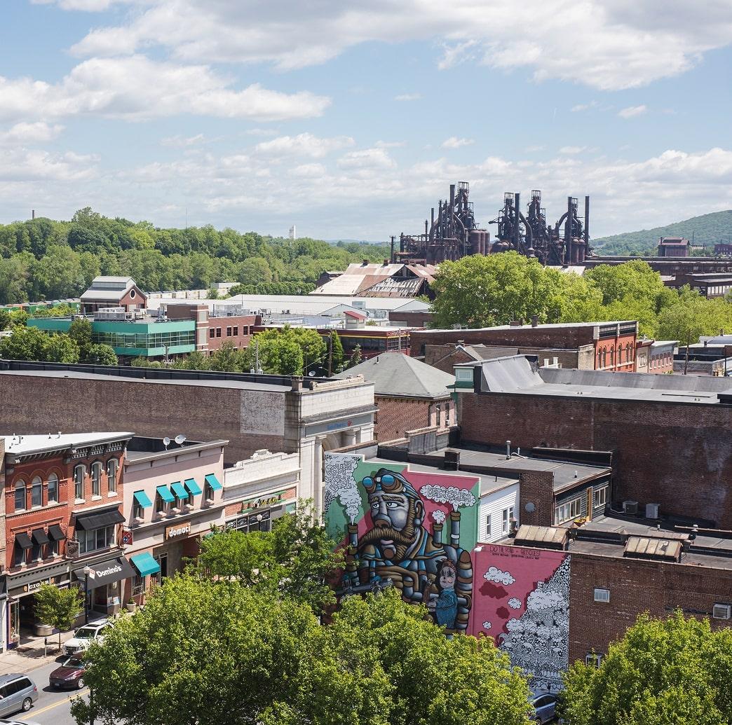 Aerial view of Bethlehem