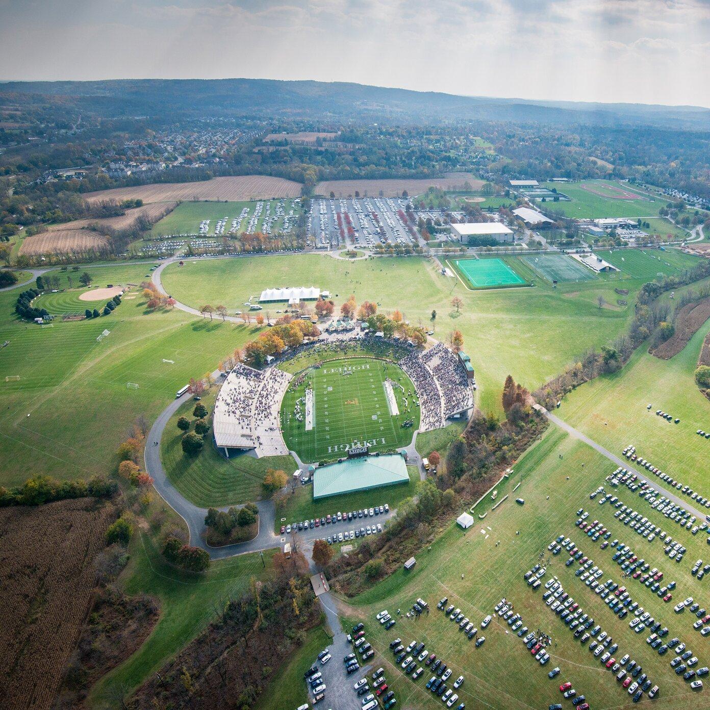 Aerial view of the Goodman Campus