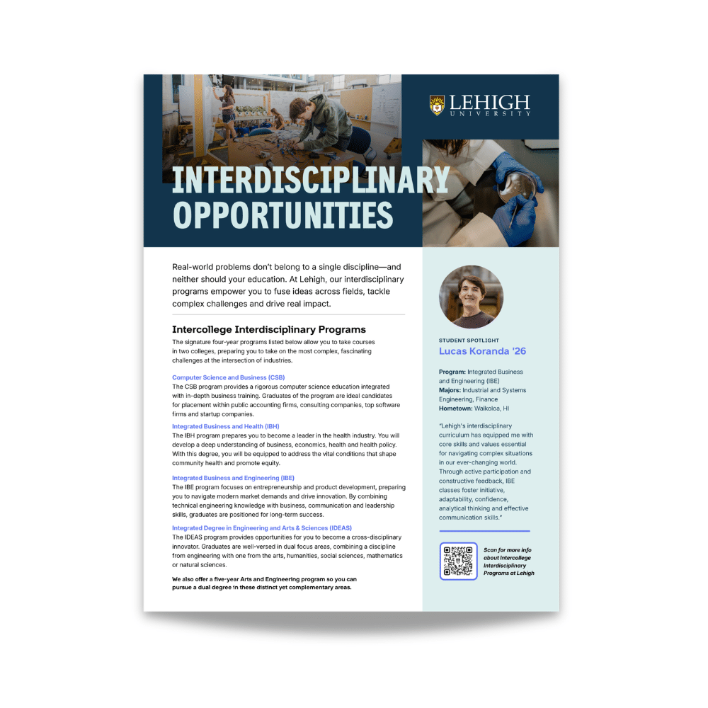 Interdisciplinary Programs Thumbnail