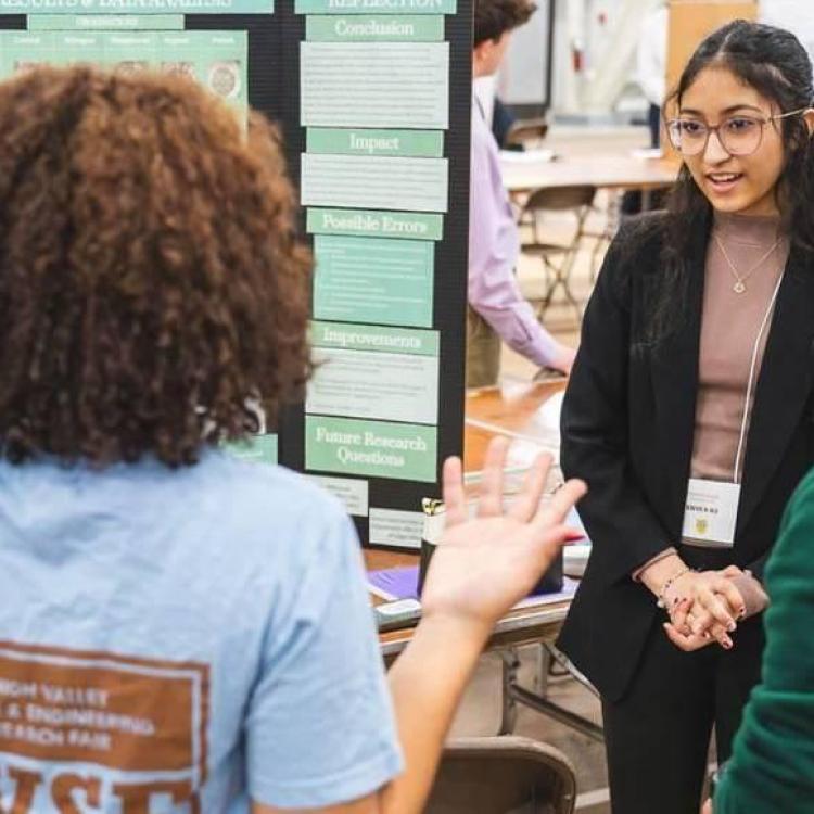 Two women having a conversation