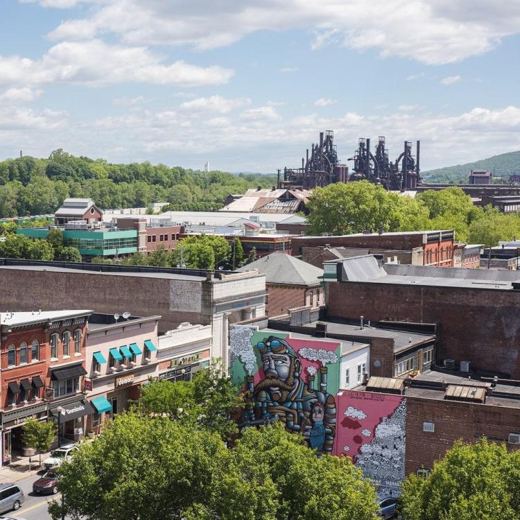 Aerial view of Bethlehem