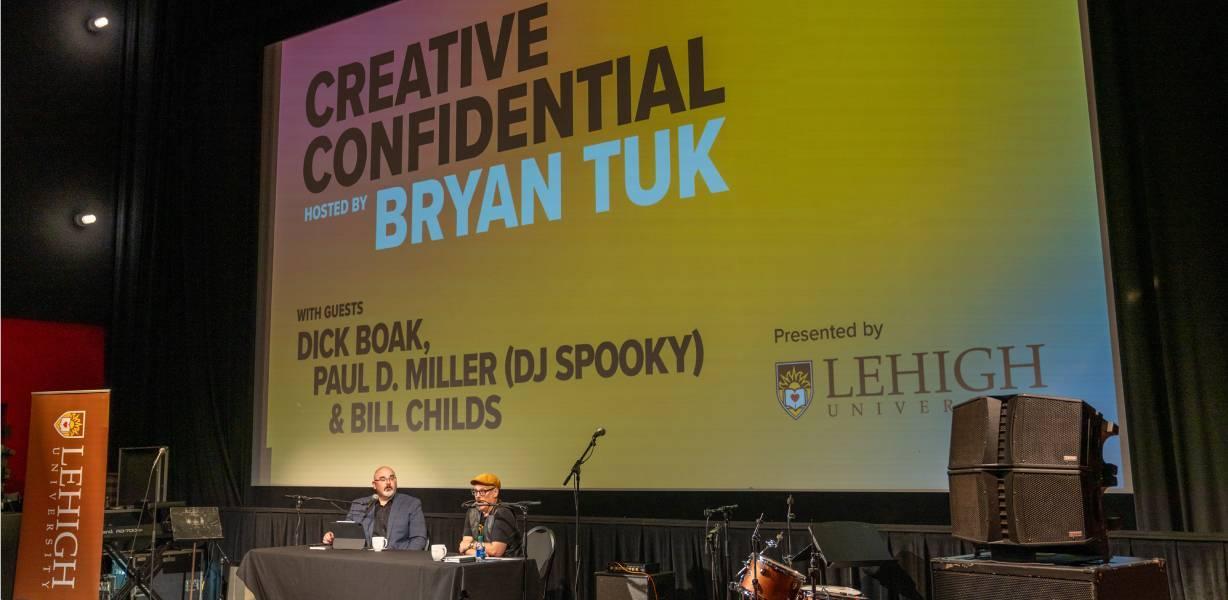 Panel discussion of musicians
