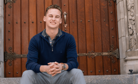 Caedmon Holland '28 hero