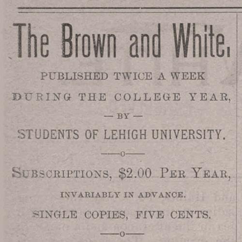Brown and White Newspaper in 1894