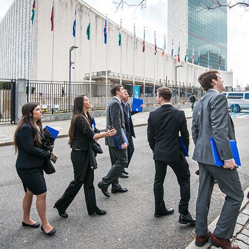 Lehigh Students at the UN